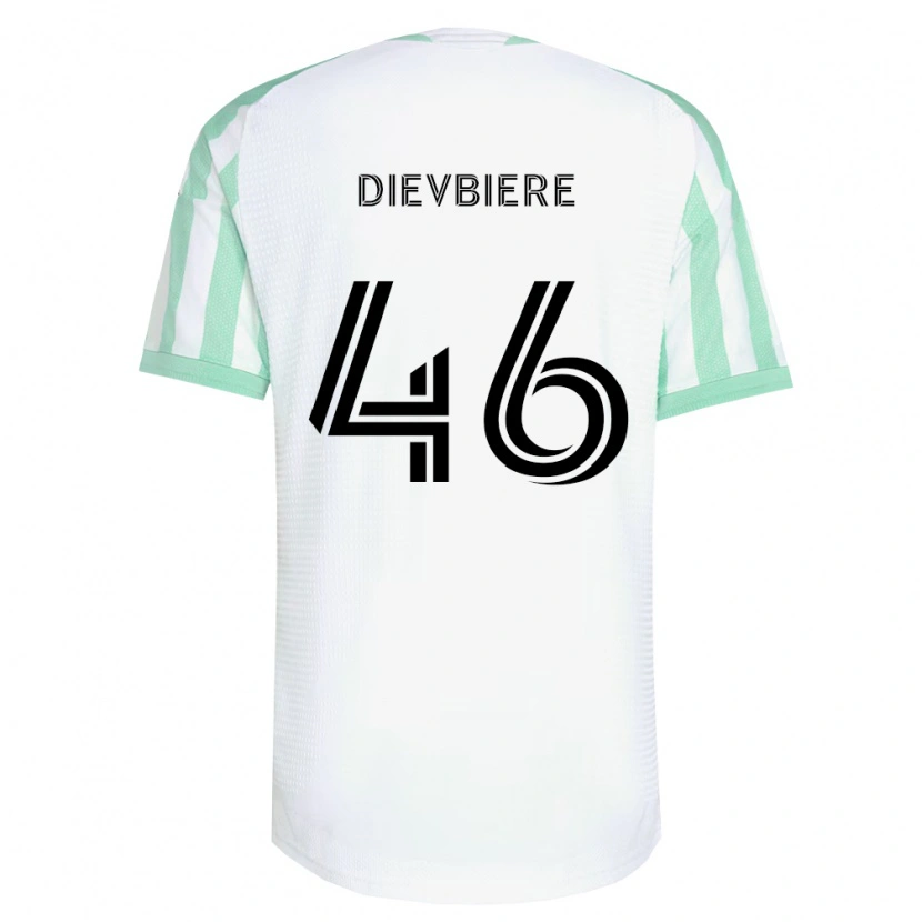 Danxen Dames Vona Dievbiere #46 Lichtgroen Zwart Wit Uitshirt Uittenue 2026/27 T-Shirt