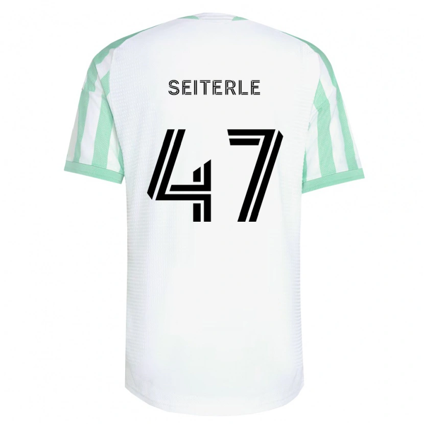 Danxen Dames Sebastian Seiterle #47 Lichtgroen Zwart Wit Uitshirt Uittenue 2026/27 T-Shirt