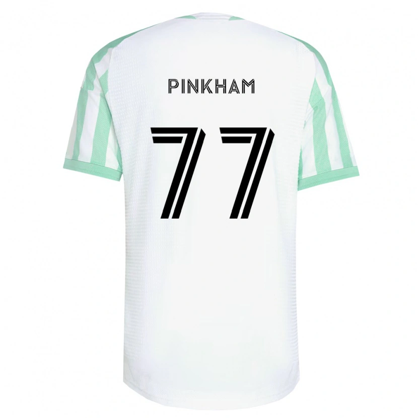 Danxen Dames Chris Pinkham #77 Lichtgroen Zwart Wit Uitshirt Uittenue 2026/27 T-Shirt
