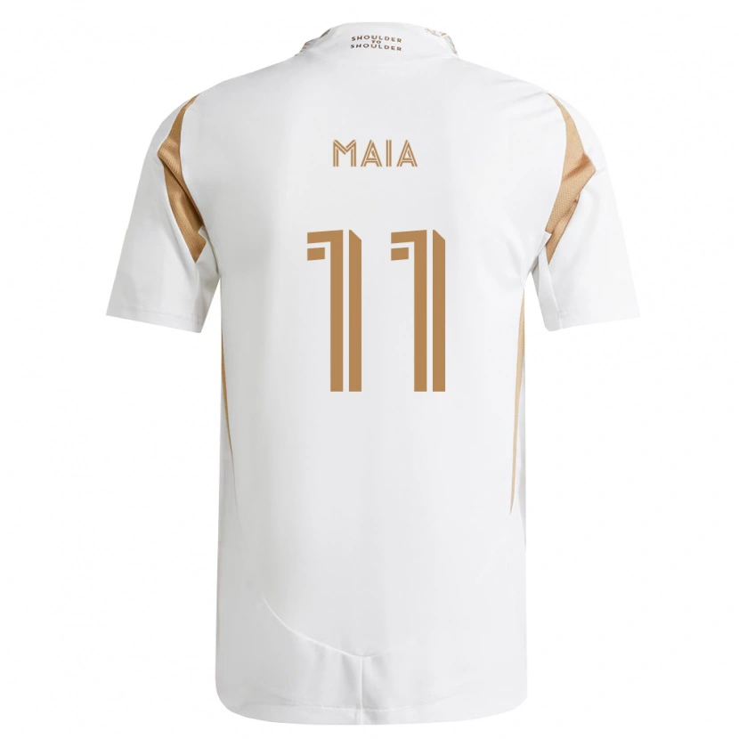 Danxen Dames Matheus Maia #11 Wit Bruin Uitshirt Uittenue 2026/27 T-Shirt