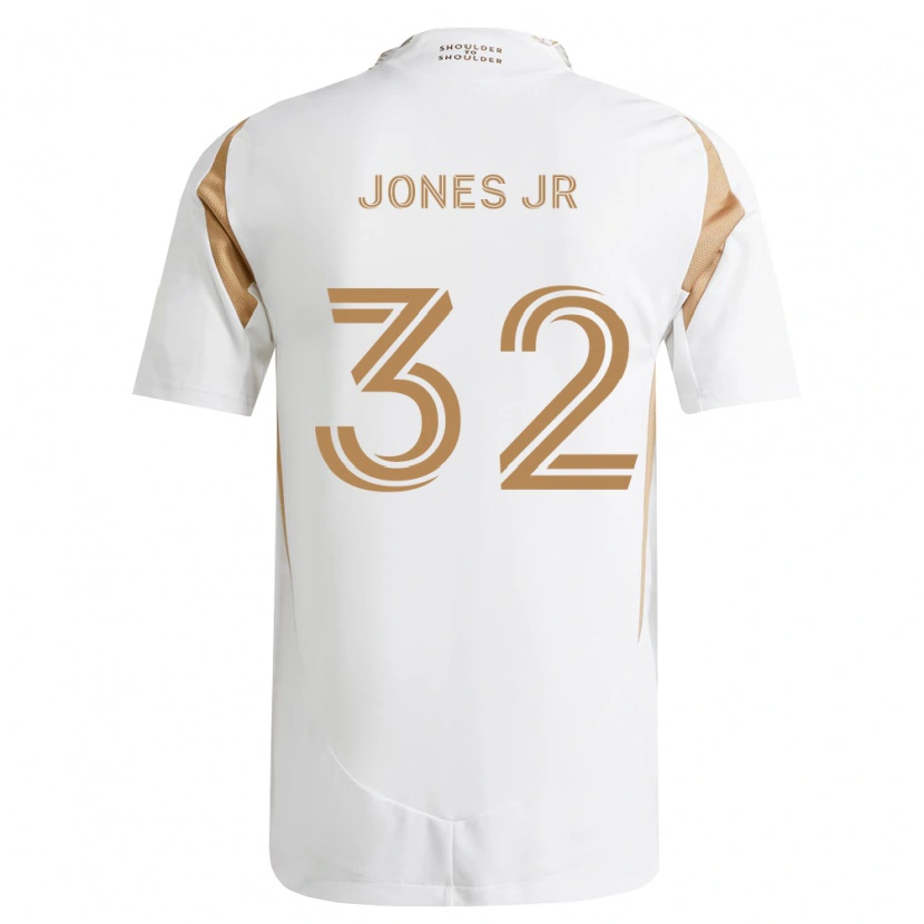 Danxen Dames Deryk Jones Jr #32 Wit Bruin Uitshirt Uittenue 2026/27 T-Shirt