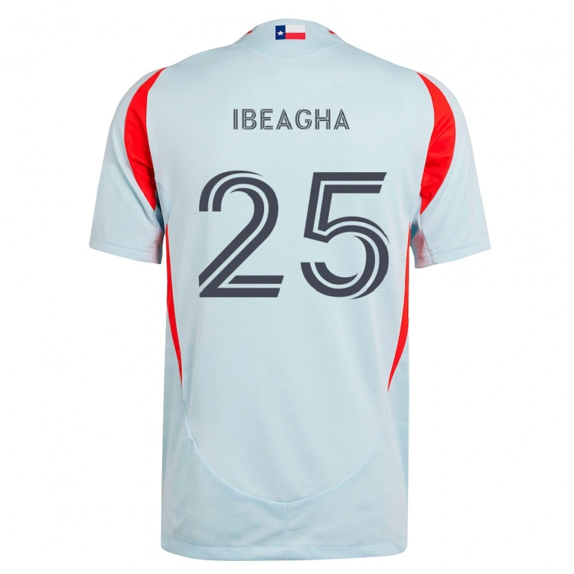 Danxen Dames Sebastien Ibeagha #25 Donkergrijs Wit Rood Uitshirt Uittenue 2026/27 T-Shirt