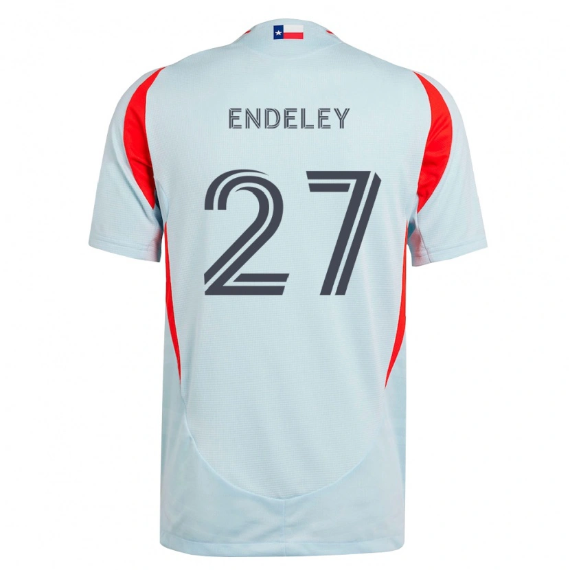 Danxen Dames Herbert Endeley #27 Donkergrijs Wit Rood Uitshirt Uittenue 2026/27 T-Shirt