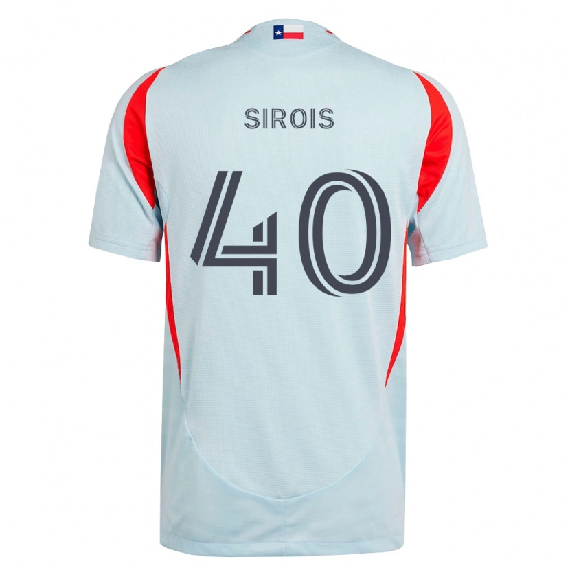 Danxen Dames Jonathan Sirois #40 Donkergrijs Wit Rood Uitshirt Uittenue 2026/27 T-Shirt