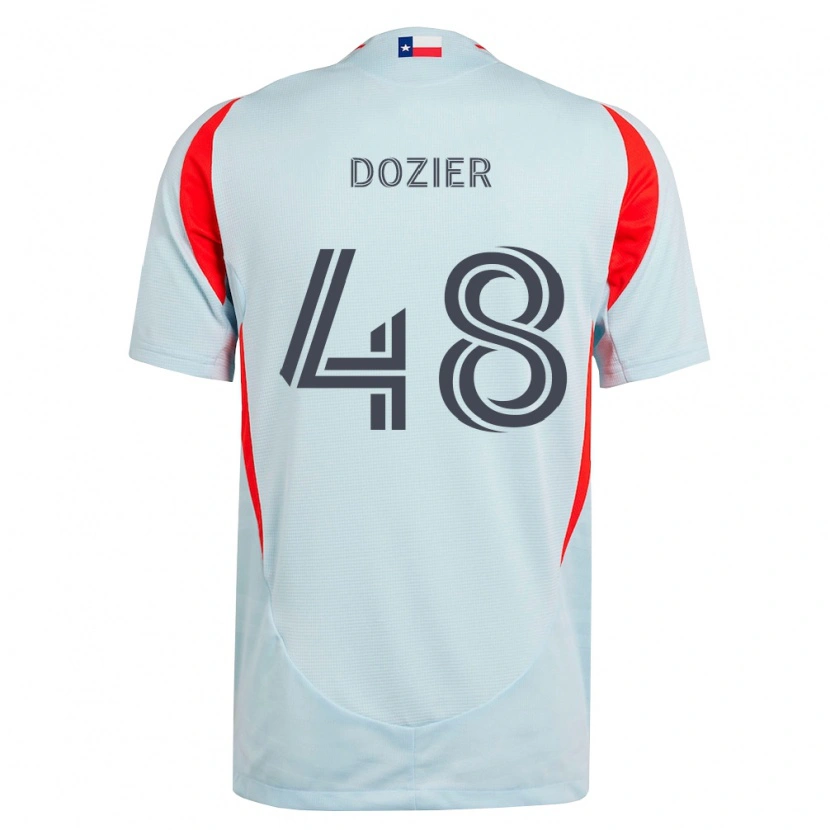 Danxen Dames Jonathon Dozier #48 Donkergrijs Wit Rood Uitshirt Uittenue 2026/27 T-Shirt