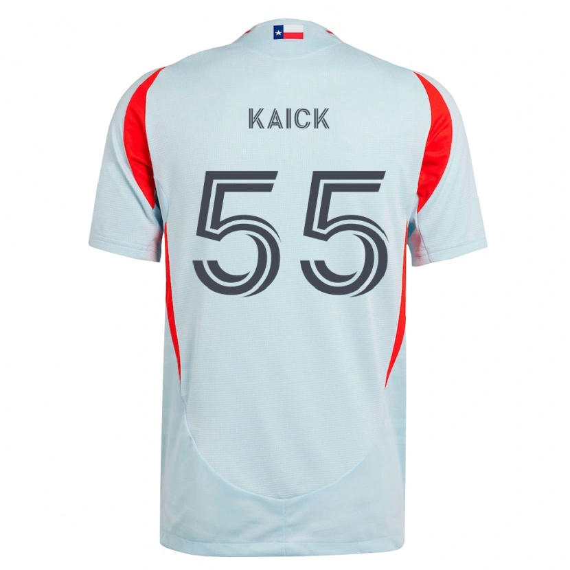 Danxen Dames Kaick Da Silva Ferreira #55 Donkergrijs Wit Rood Uitshirt Uittenue 2026/27 T-Shirt