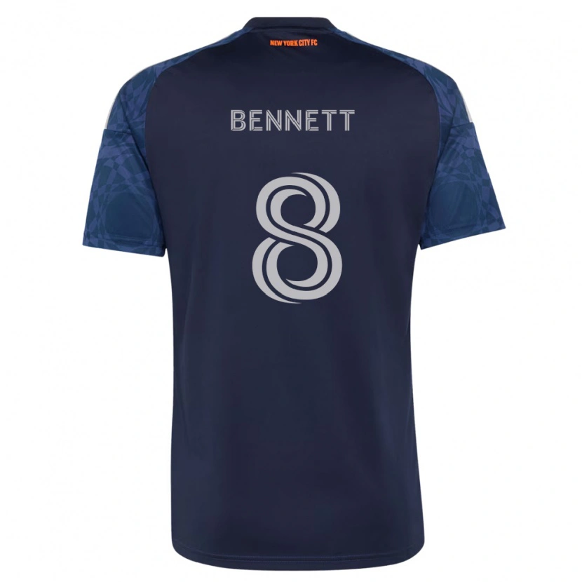 Danxen Dames Jaheem Bennett #8 Diep Blauw Wit Uitshirt Uittenue 2026/27 T-Shirt