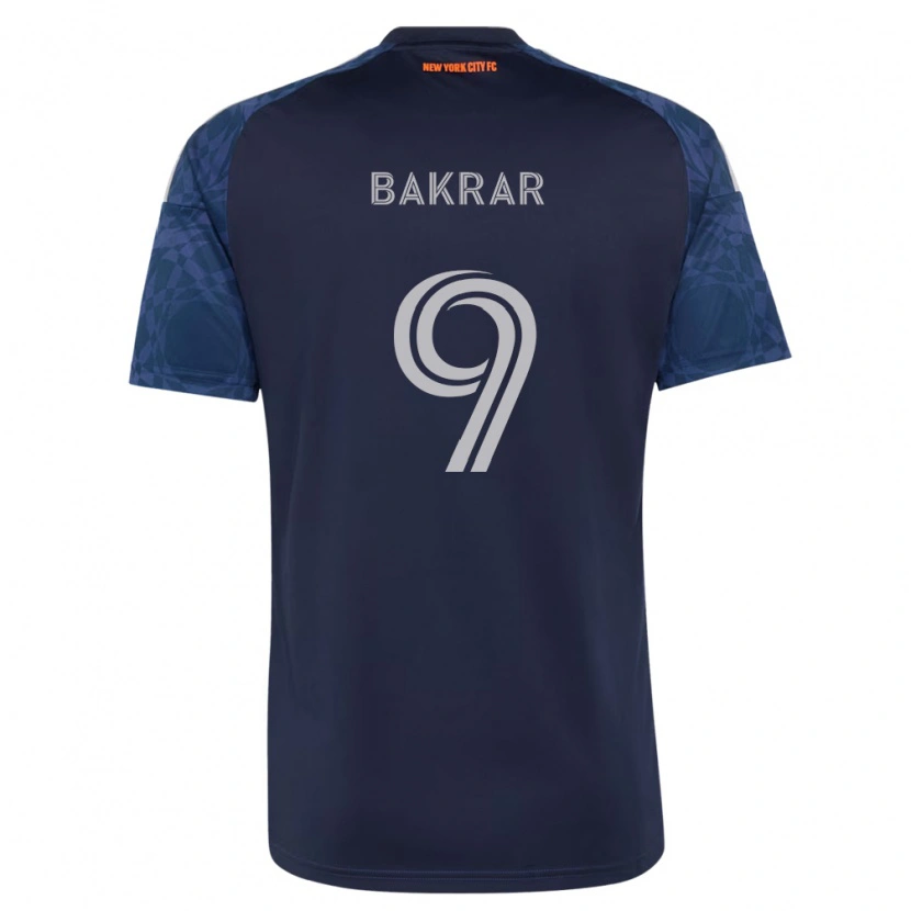 Danxen Dames Monsef Bakrar #9 Diep Blauw Wit Uitshirt Uittenue 2026/27 T-Shirt