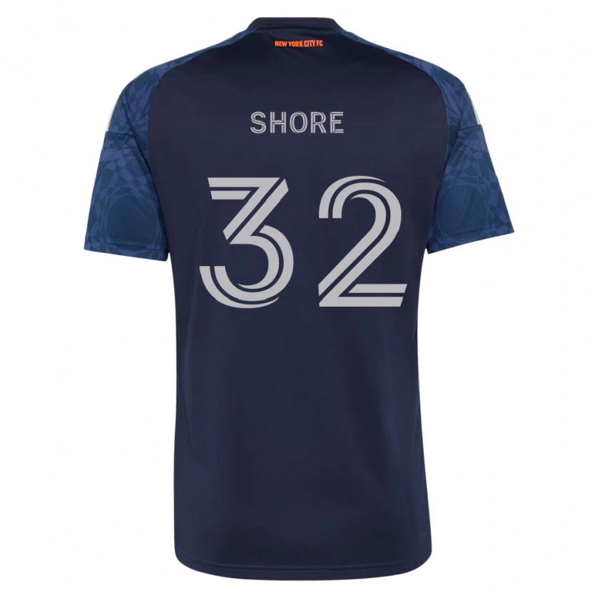 Danxen Dames Jonathan Shore #32 Diep Blauw Wit Uitshirt Uittenue 2026/27 T-Shirt