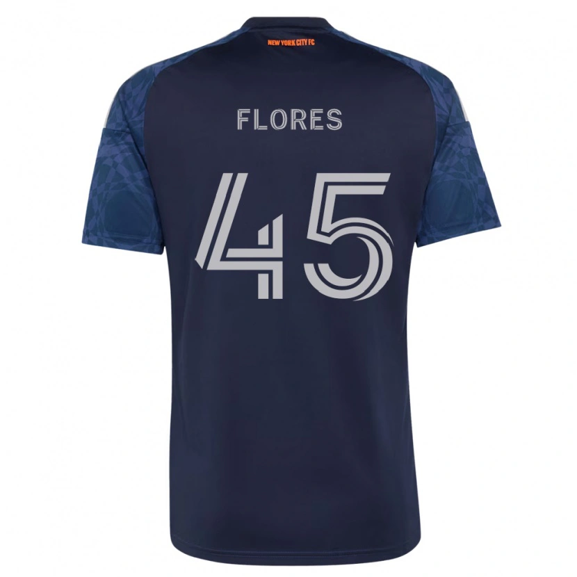 Danxen Dames Brian Flores #45 Diep Blauw Wit Uitshirt Uittenue 2026/27 T-Shirt