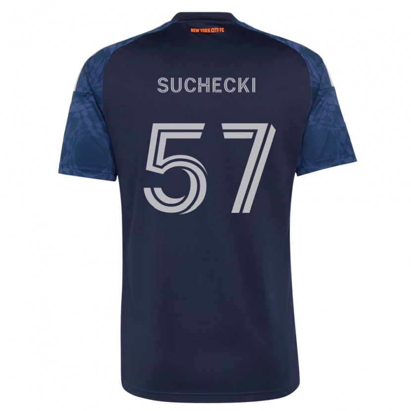 Danxen Dames Joe Suchecki #57 Diep Blauw Wit Uitshirt Uittenue 2026/27 T-Shirt