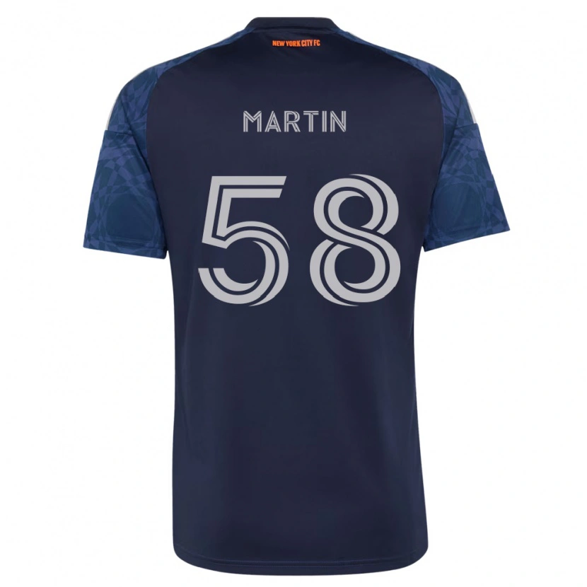 Danxen Dames Eóin Martin #58 Diep Blauw Wit Uitshirt Uittenue 2026/27 T-Shirt
