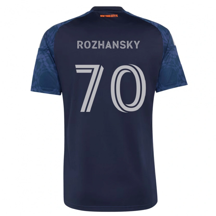 Danxen Dames Jake Rozhansky #70 Diep Blauw Wit Uitshirt Uittenue 2026/27 T-Shirt