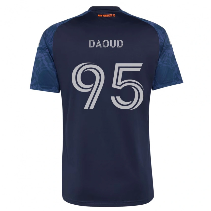 Danxen Dames Rami Daoud #95 Diep Blauw Wit Uitshirt Uittenue 2026/27 T-Shirt