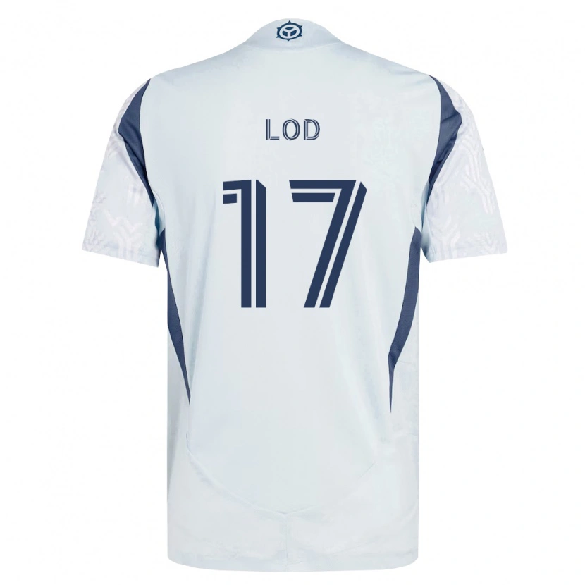 Danxen Dames Robin Lod #17 Blauw Grijs Wit Uitshirt Uittenue 2026/27 T-Shirt