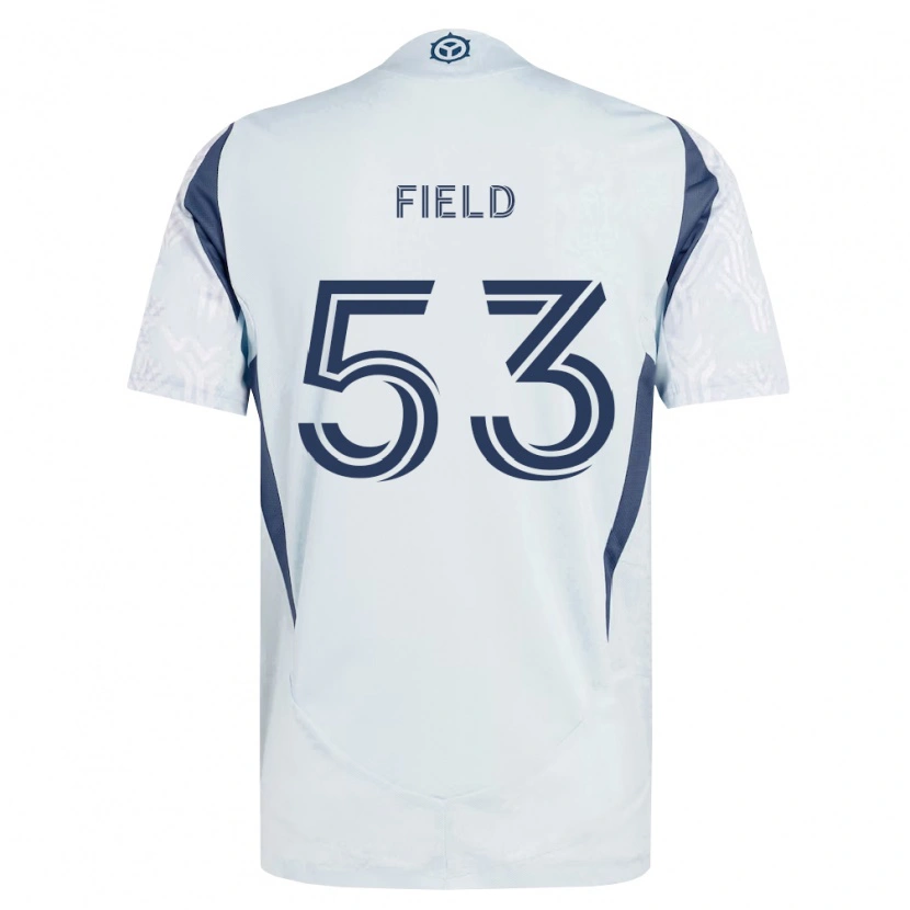 Danxen Dames James Field #53 Blauw Grijs Wit Uitshirt Uittenue 2026/27 T-Shirt