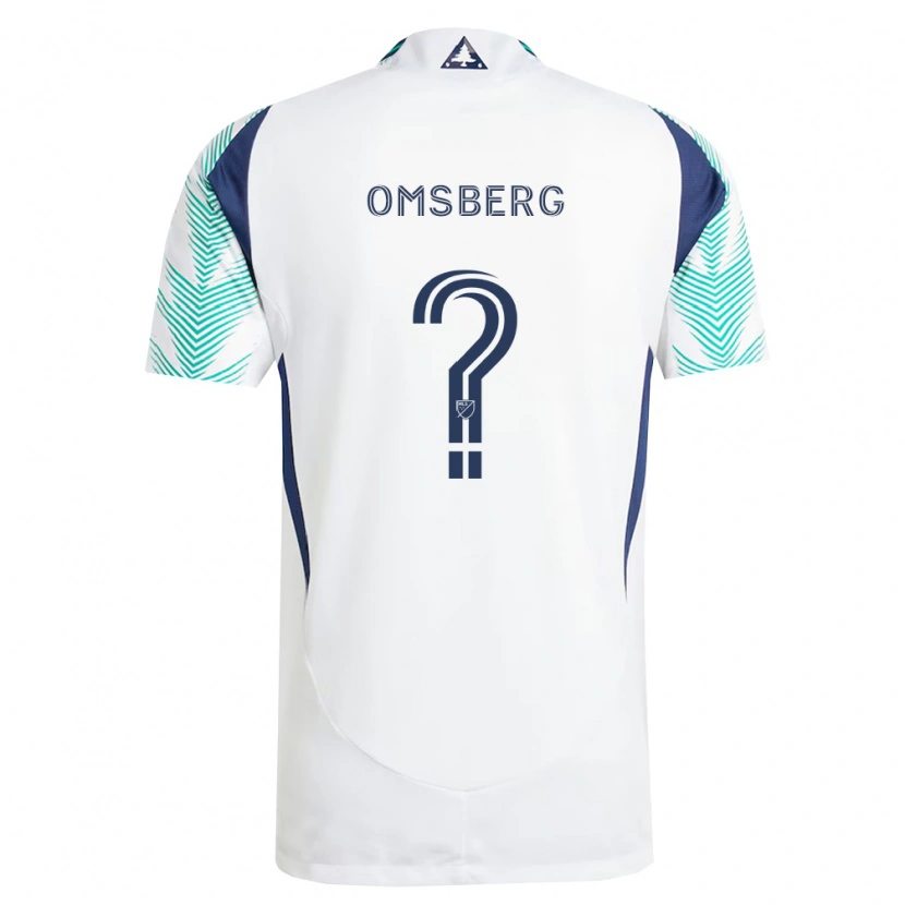 Danxen Dames Wyatt Omsberg #0 Wit Marineblauw Lichtgroen Uitshirt Uittenue 2026/27 T-Shirt
