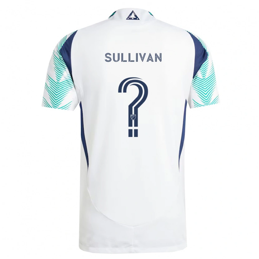 Danxen Dames Mason Sullivan #0 Wit Marineblauw Lichtgroen Uitshirt Uittenue 2026/27 T-Shirt