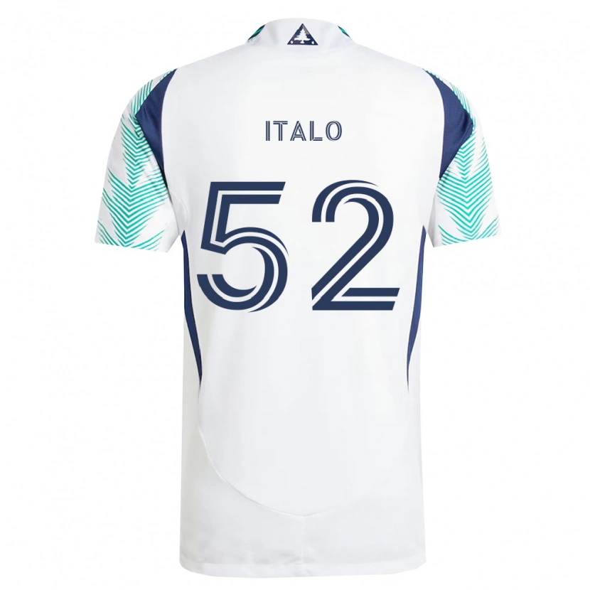 Danxen Dames Ítalo #52 Wit Marineblauw Lichtgroen Uitshirt Uittenue 2026/27 T-Shirt
