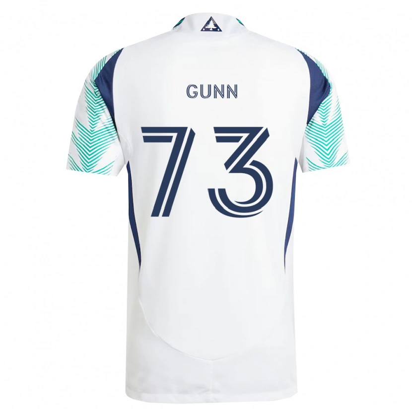 Danxen Dames Jd Gunn #73 Wit Marineblauw Lichtgroen Uitshirt Uittenue 2026/27 T-Shirt