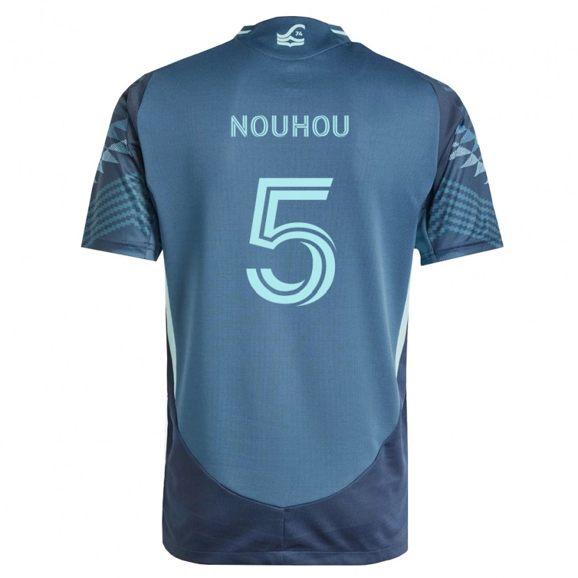 Danxen Dames Nouhou Tolo #5 Marineblauw Groen Uitshirt Uittenue 2026/27 T-Shirt
