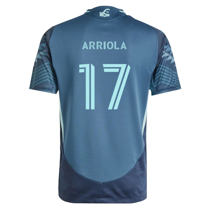 Danxen Dames Paul Arriola #17 Marineblauw Groen Uitshirt Uittenue 2026/27 T-Shirt