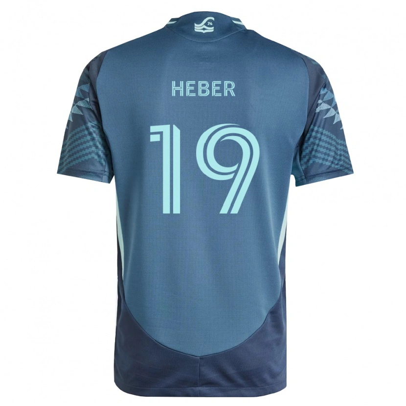 Danxen Dames Héber #19 Marineblauw Groen Uitshirt Uittenue 2026/27 T-Shirt