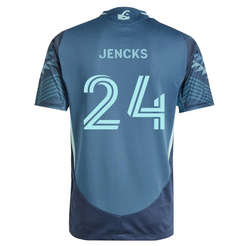 Danxen Dames India Jencks #24 Marineblauw Groen Uitshirt Uittenue 2026/27 T-Shirt