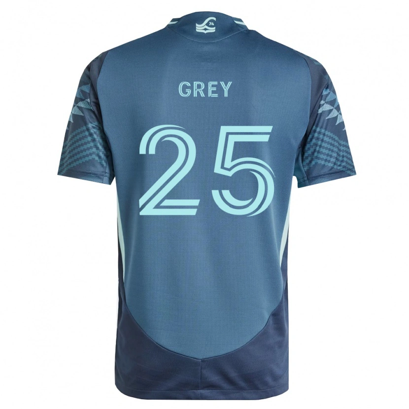Danxen Dames Mireya Grey #25 Marineblauw Groen Uitshirt Uittenue 2026/27 T-Shirt