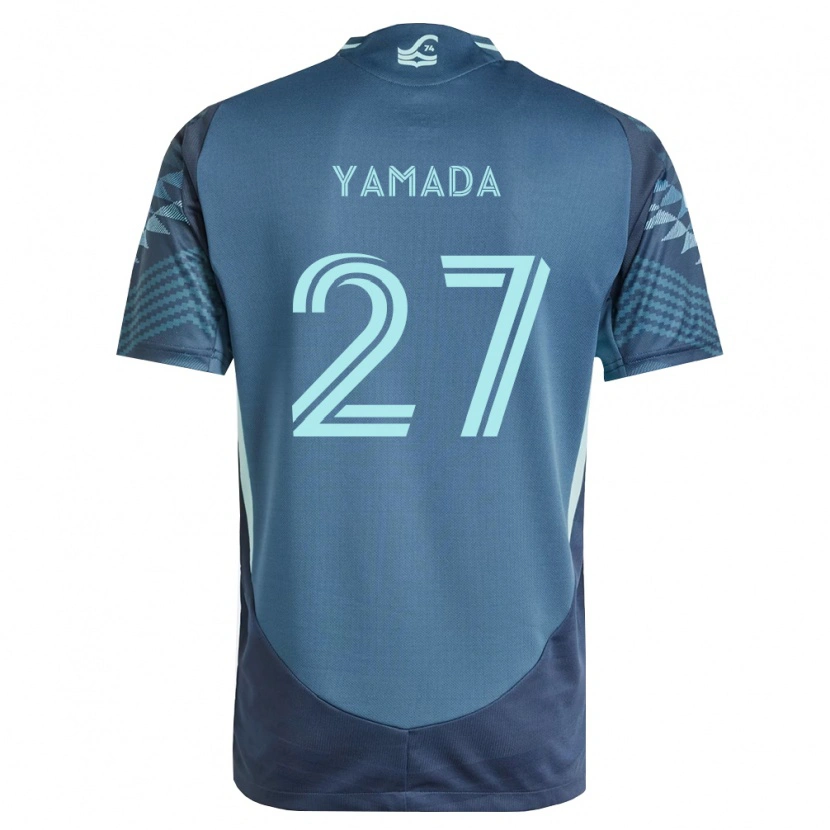 Danxen Dames Hikari Yamada #27 Marineblauw Groen Uitshirt Uittenue 2026/27 T-Shirt