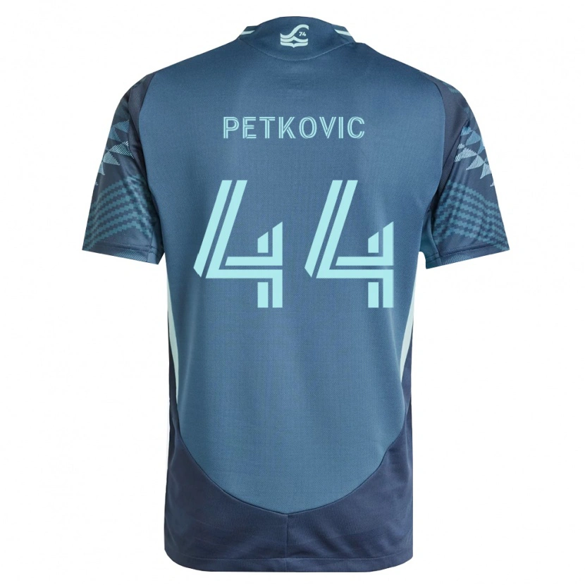 Danxen Dames Nikola Petković #44 Marineblauw Groen Uitshirt Uittenue 2026/27 T-Shirt