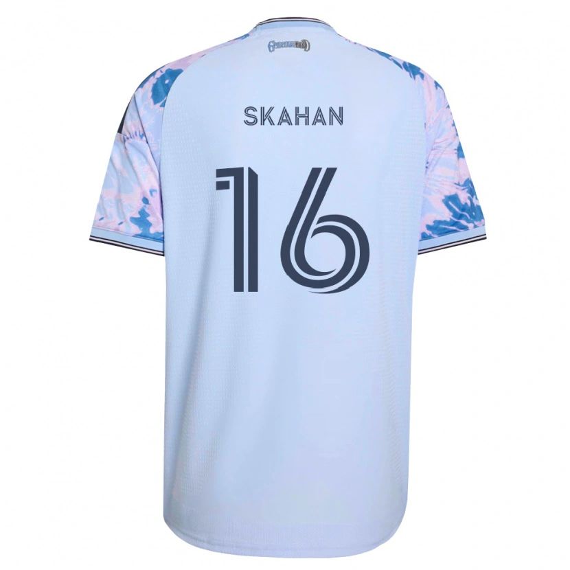 Danxen Dames Jack Skahan #16 Koninklijk Blauw Wit Zwart Uitshirt Uittenue 2026/27 T-Shirt