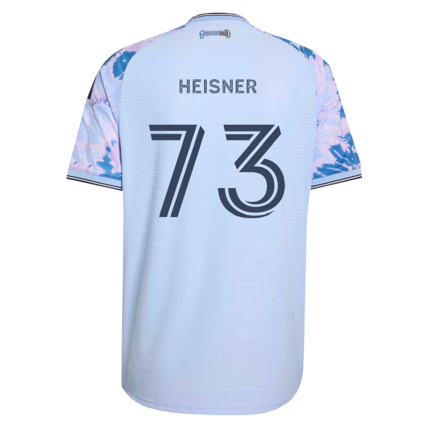 Danxen Dames Jacob Heisner #73 Koninklijk Blauw Wit Zwart Uitshirt Uittenue 2026/27 T-Shirt