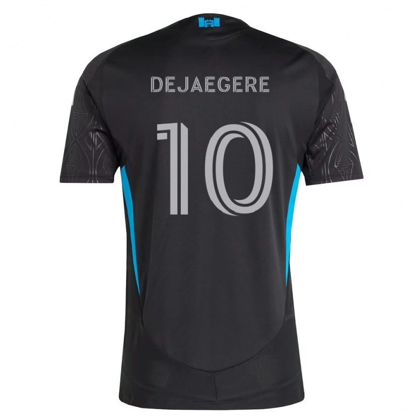 Danxen Dames Brecht Dejaegere #10 Zwart Wit Hemelsblauw Uitshirt Uittenue 2026/27 T-Shirt