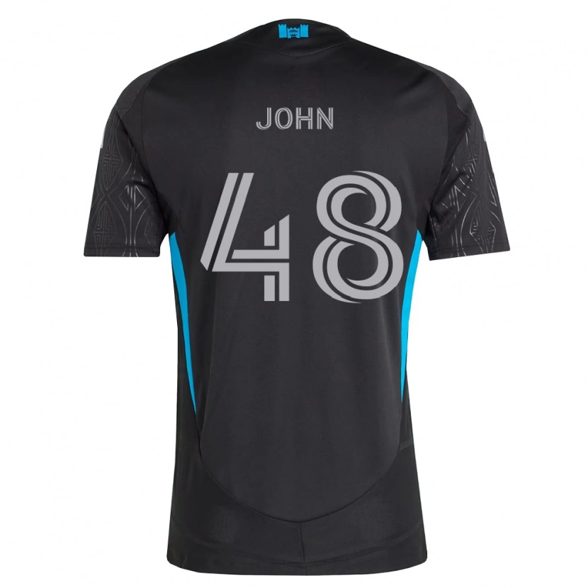 Danxen Dames Aron John #48 Zwart Wit Hemelsblauw Uitshirt Uittenue 2026/27 T-Shirt