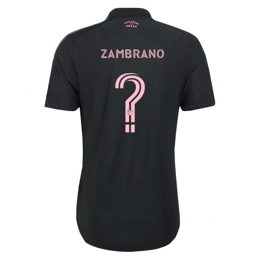Danxen Dames Matteo Zambrano #0 Roze Zwart Wit Uitshirt Uittenue 2026/27 T-Shirt