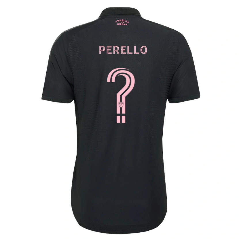 Danxen Dames Sergio Perello #0 Roze Zwart Wit Uitshirt Uittenue 2026/27 T-Shirt