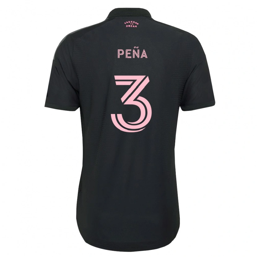 Danxen Dames Luciano Pena #3 Roze Zwart Wit Uitshirt Uittenue 2026/27 T-Shirt