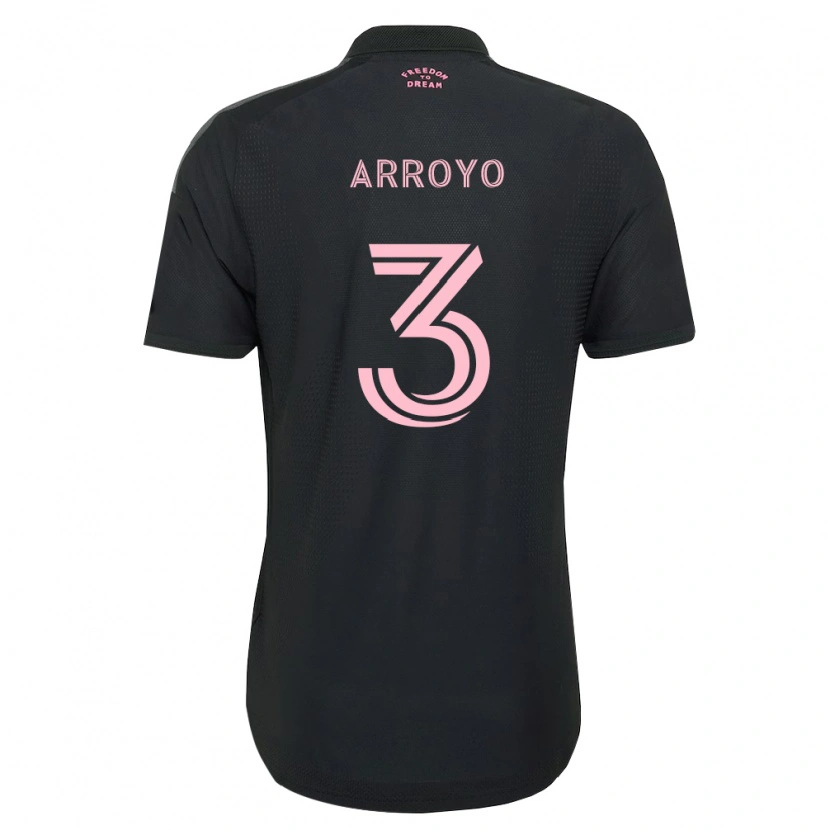Danxen Dames Dixon Arroyo #3 Roze Zwart Wit Uitshirt Uittenue 2026/27 T-Shirt