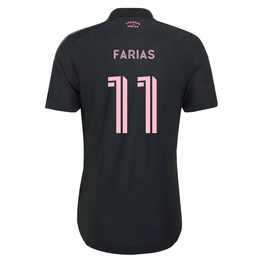 Danxen Dames Facundo Farías #11 Roze Zwart Wit Uitshirt Uittenue 2026/27 T-Shirt