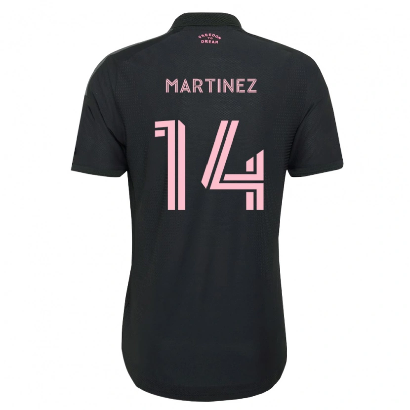 Danxen Dames David Martinez #14 Roze Zwart Wit Uitshirt Uittenue 2026/27 T-Shirt