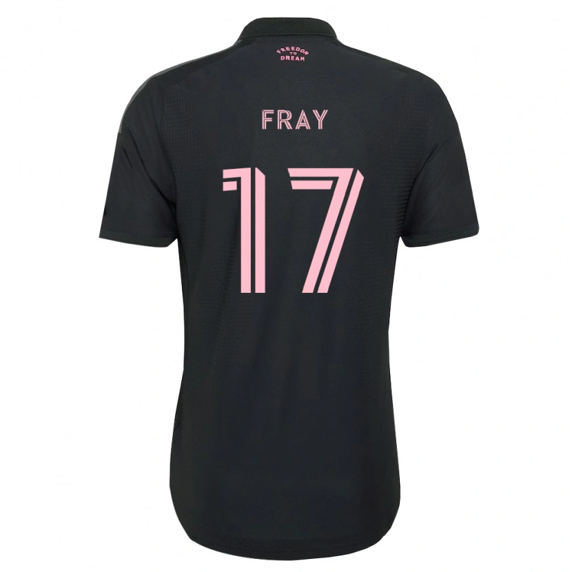 Danxen Dames Ian Fray #17 Roze Zwart Wit Uitshirt Uittenue 2026/27 T-Shirt