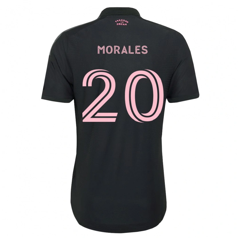 Danxen Dames Santi Morales #20 Roze Zwart Wit Uitshirt Uittenue 2026/27 T-Shirt