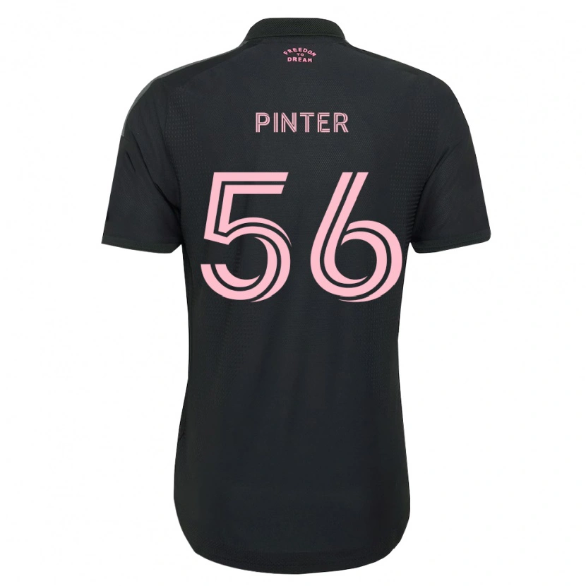 Danxen Dames Dániel Pintér #56 Roze Zwart Wit Uitshirt Uittenue 2026/27 T-Shirt