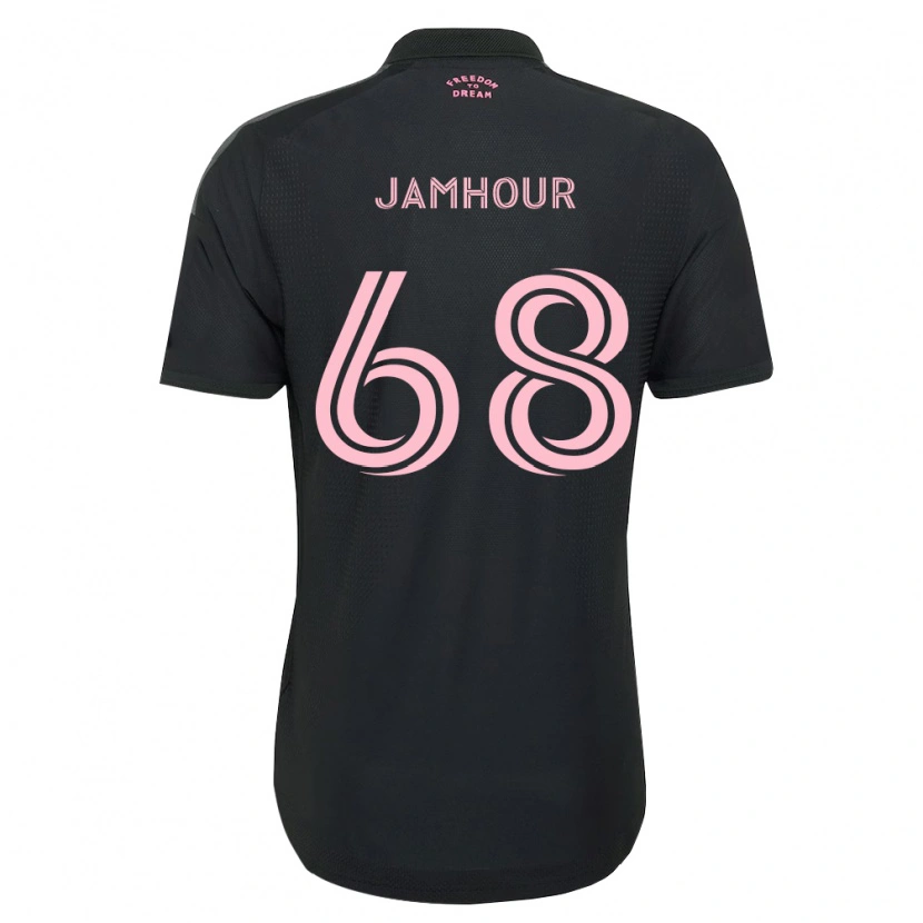 Danxen Dames Mohammed Jamhour #68 Roze Zwart Wit Uitshirt Uittenue 2026/27 T-Shirt