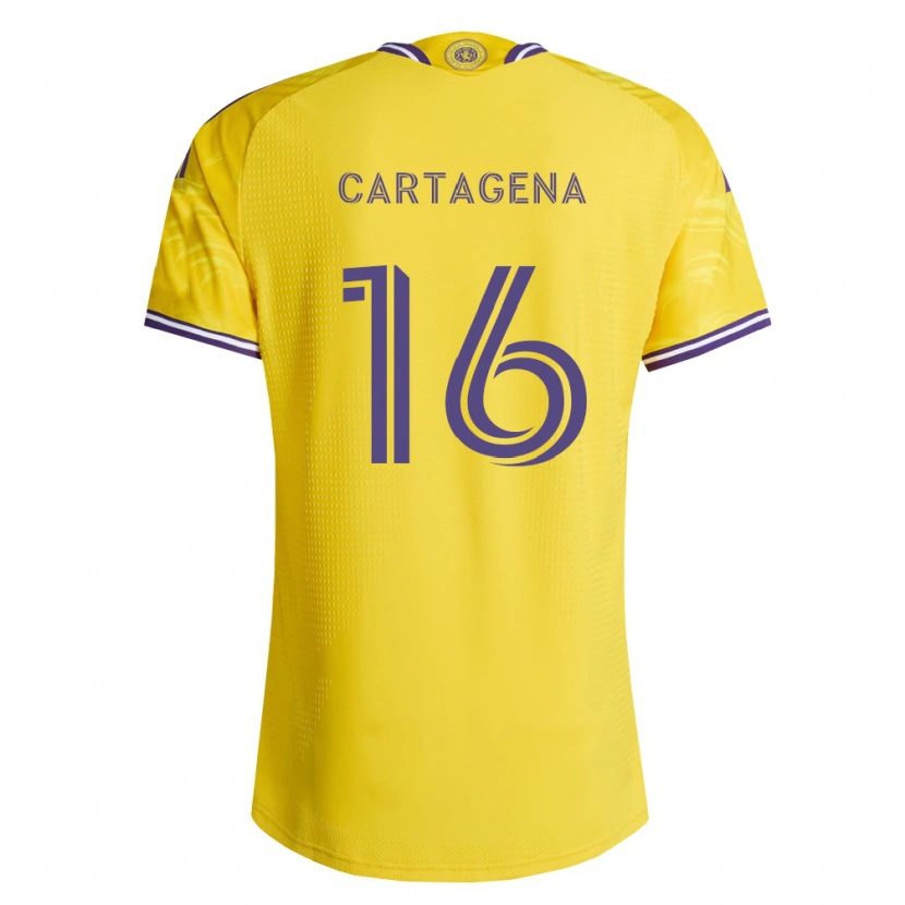 Danxen Dames Wilder Cartagena #16 Geel Paars Uitshirt Uittenue 2026/27 T-Shirt