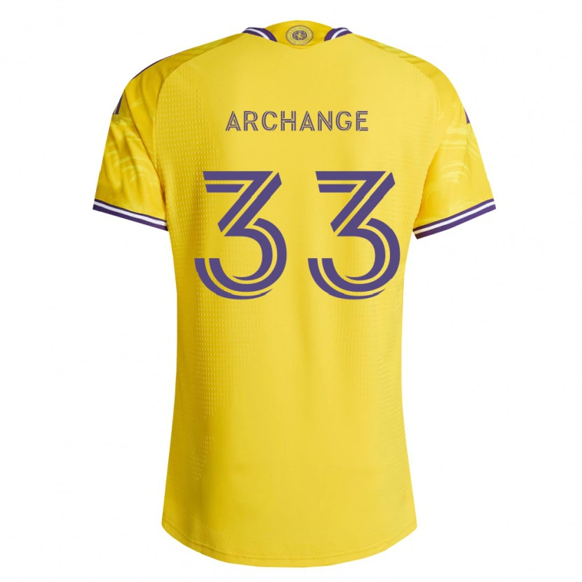 Danxen Dames Clovis Archange #33 Geel Paars Uitshirt Uittenue 2026/27 T-Shirt
