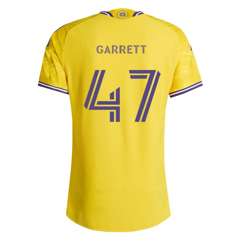 Danxen Dames Ian Garrett #47 Geel Paars Uitshirt Uittenue 2026/27 T-Shirt