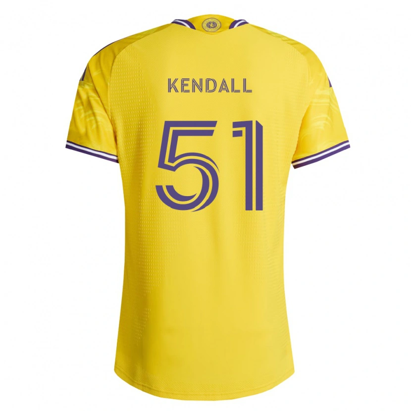 Danxen Dames Brady Kendall #51 Geel Paars Uitshirt Uittenue 2026/27 T-Shirt