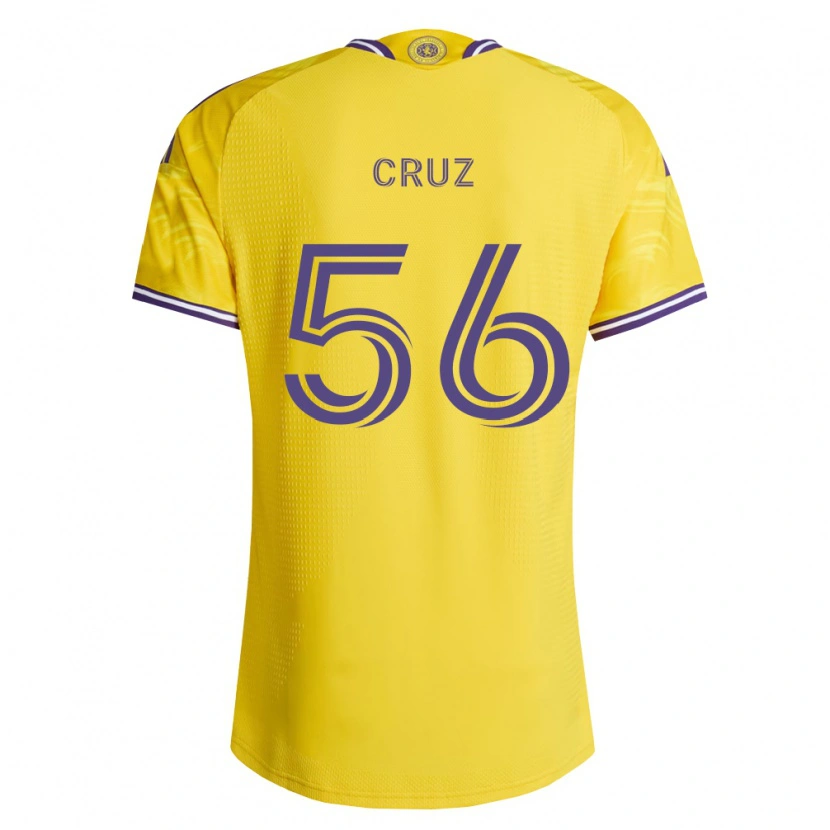 Danxen Dames Pedro Cruz #56 Geel Paars Uitshirt Uittenue 2026/27 T-Shirt